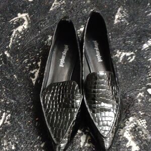 Jeffrey Campbell Crocodile Style Loafersy